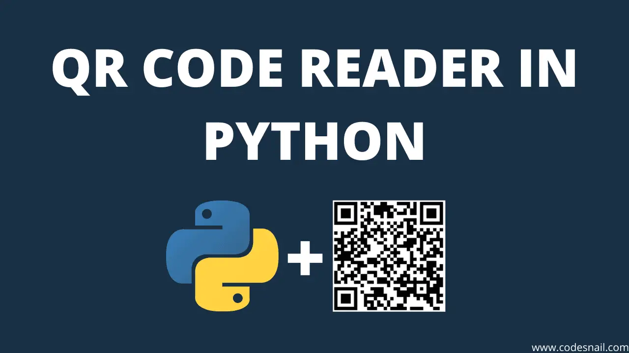 QR Code Reader in Python